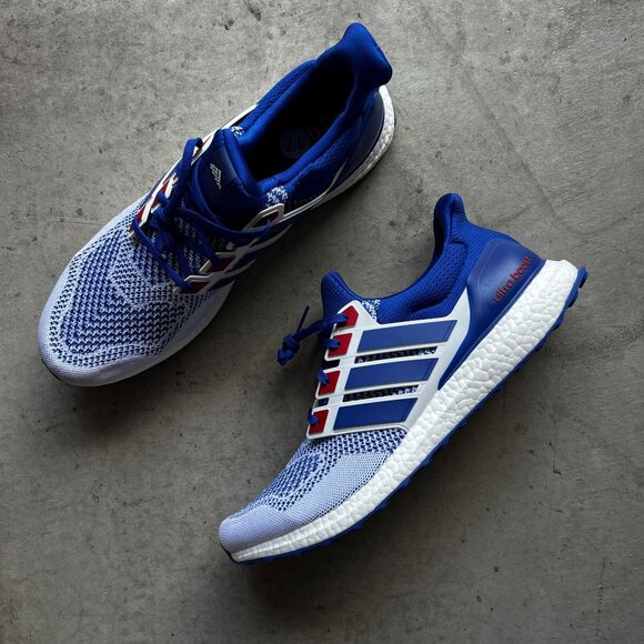 Adidas UltraBoost 1.0 'White Royal Blue Red' IH3018 Men's 17 USA RARE SIZE - Picture 1 of 7
